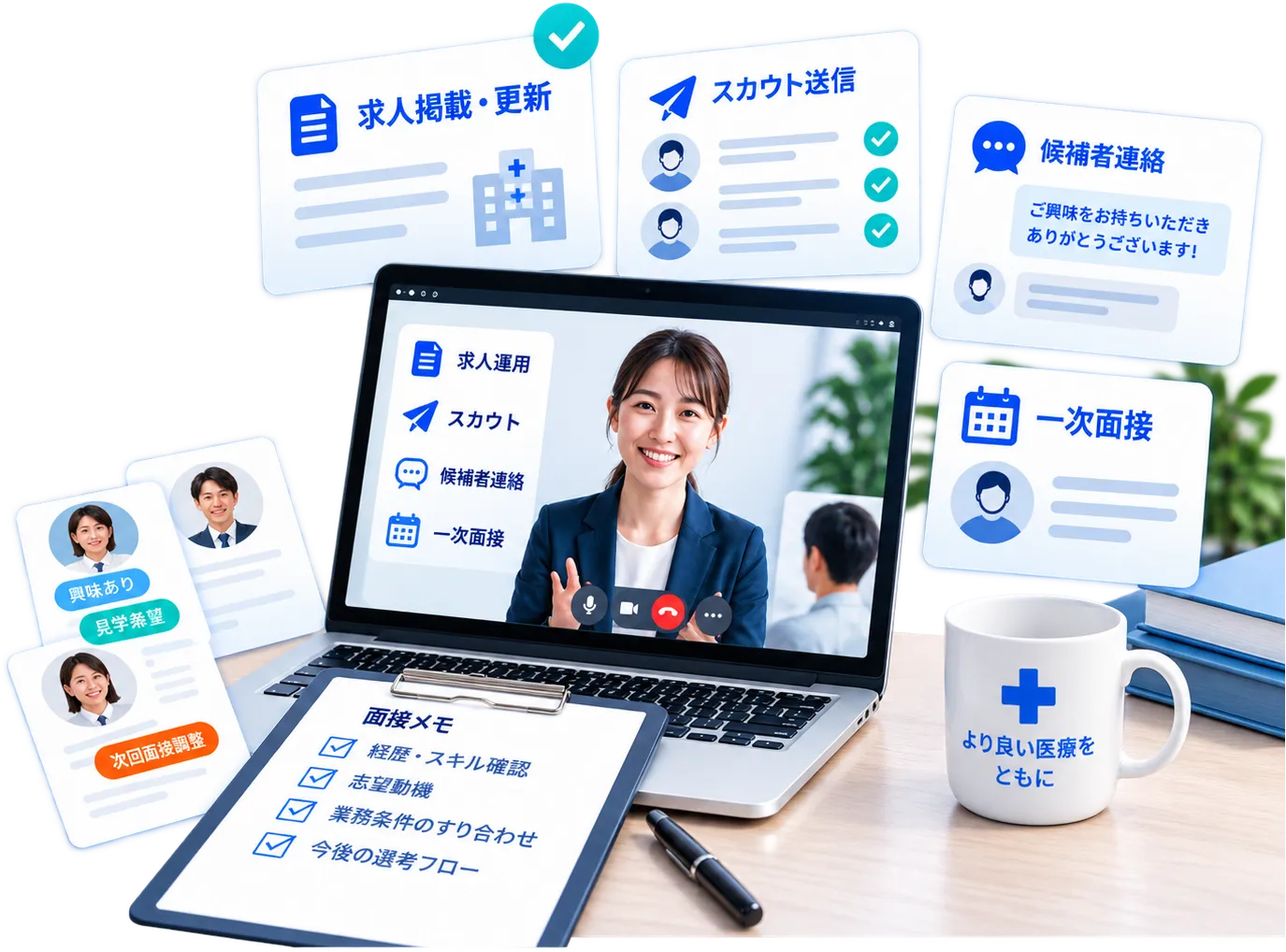 採用支援のイメージ