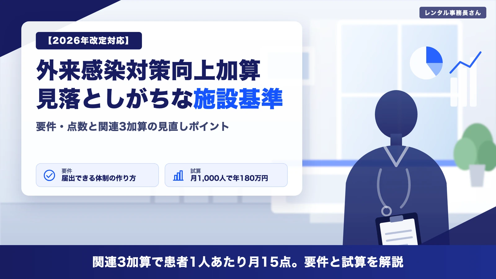 外来感染対策向上加算とは？要件・点数と関連3加算の見直しポイント
